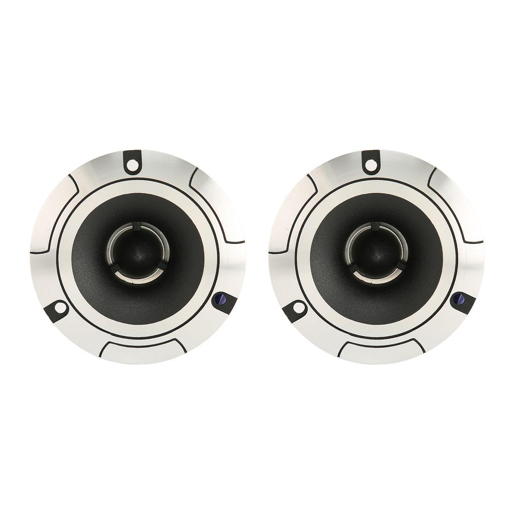 2 Pcs 150W Car Tweeter High Sensitivity High Frequency Response Silver Car Loudspeaker for All Car Sound Systems