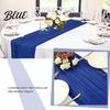 Tulle Table Runner Decor Rustic Tablecloth for Gauze Fabric Wrinkle Boho Wedding Party Delicate Elegant