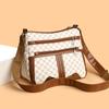 Ladies' Large Capacity Spliced Patterned Bag, Shoulder Bag, Crossbody Bag, Daily Commuting Bag