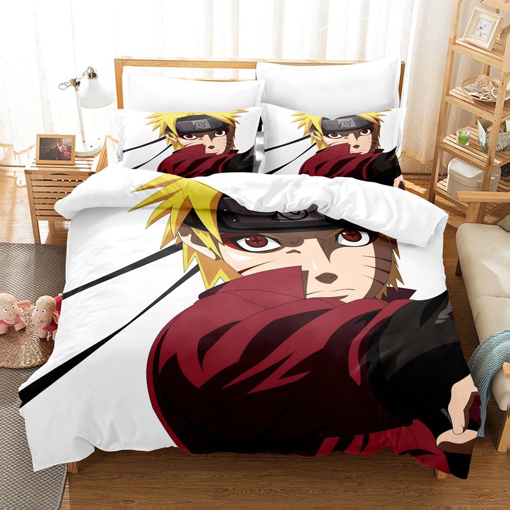 Three-Piece 3D Digital Printing Quilt Cover, Pillowcase, Bedding, Bedding