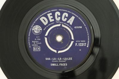 7inch Record SMALL FACES - Sha-La-La-La-Lee F12317 Decca 1966 UK Rock Used