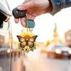 Charming Cartoon Acrylic Sunflower Butterfly Car Decor Jewelry For Vehicle Accessories