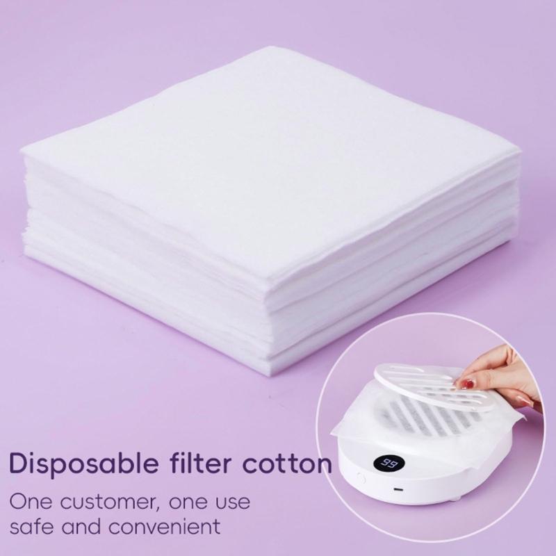 Rechargeable Nail Drill Dust Collector Strong Suction Force Quiet Technology For Nail Artists And DIY Enthusiasts