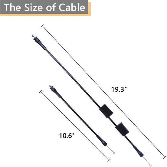 Rear Door Latch Cable Compatible For 1992-2014 F-Ord E150 E250 E350 E450 E550 Van Rear Right Passenger Side Cargo Door Latch Cable Replace