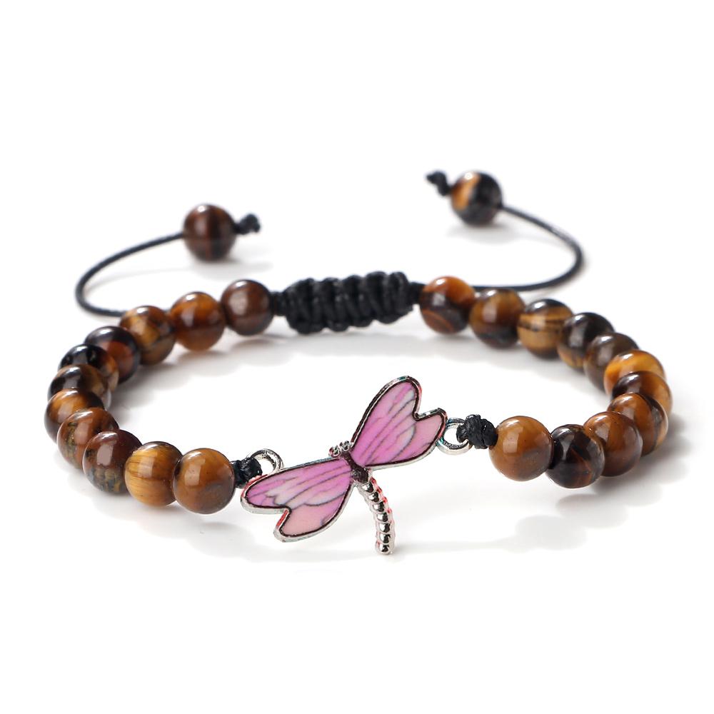 Light Pink Dragonfly Bracelets Dainty Alloys Adjustable Bangles Sweet Romantic Jewelry Gifts For Women Cute s Accessories