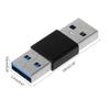 1 Pc Portable USB 3.0 Male To Male Extender Adapter High Speed Connector Coupler Durable Stable Mini Lightweight Adapter