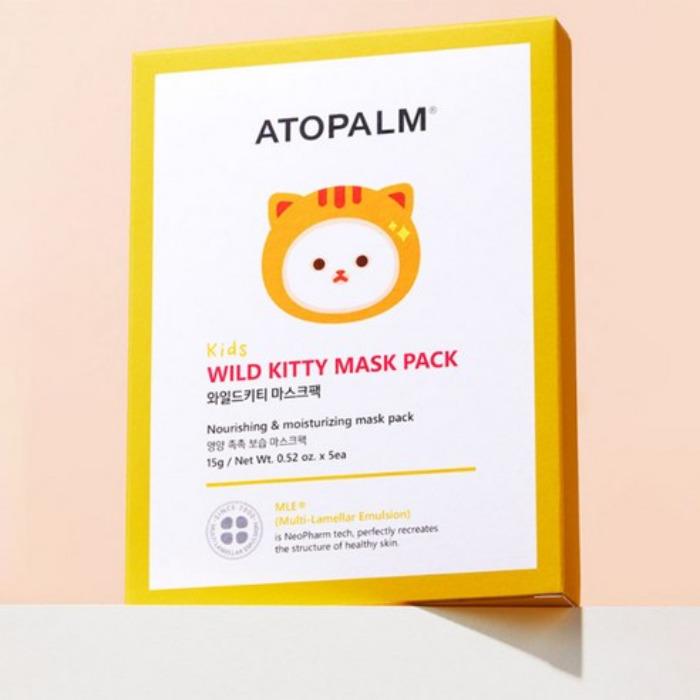 

AtoPalm Kids Pro-Gi Soothing Mask Pack 10 Sheets - Cooling Hydration for Sensitive Baby Skin 10sheets