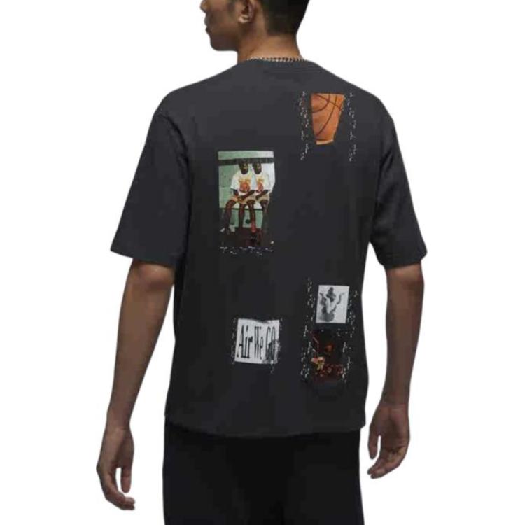 New Jordan SS24 T Shirt Men's Black FN5987-045