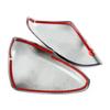 For US Ford Focus MK4 - Rearview Side Mirror Cover Wing Cap Sticker Exterior Door Rear View Case Trim Carbon Fiber Look