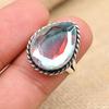 Rainbow Mystic Gemstone Handmade 925 Sterling Silver Ring Jewelry For Christmas