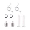 Front Footrests Foot Pegs For   GSXR600 GSXR750 GSXR1000 Silver