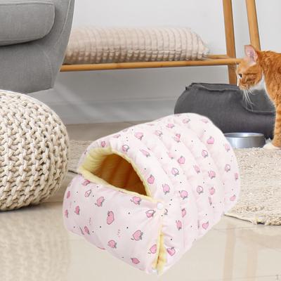 Katzenbett, Höhlenschlafsack, weich, bequem, warm, Versteck, geschlossenes Haustier für Katzen
