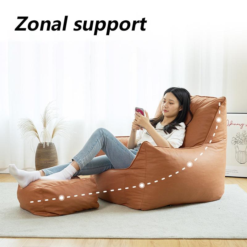 Single Lazy Sofa Relaxing Armchair Leisure Sofas Modern Living Room Lazy Sofa Large Chaise Lounge Leisure Sofas Nordic Design