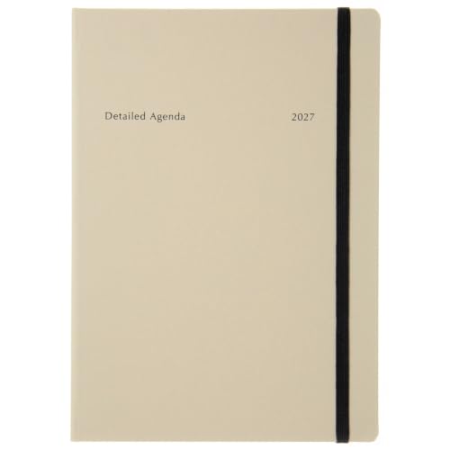 Laconic 2027 A5 Weekly Planner, Hardcover, Beige LALD113-270BE (Starts December 2026)