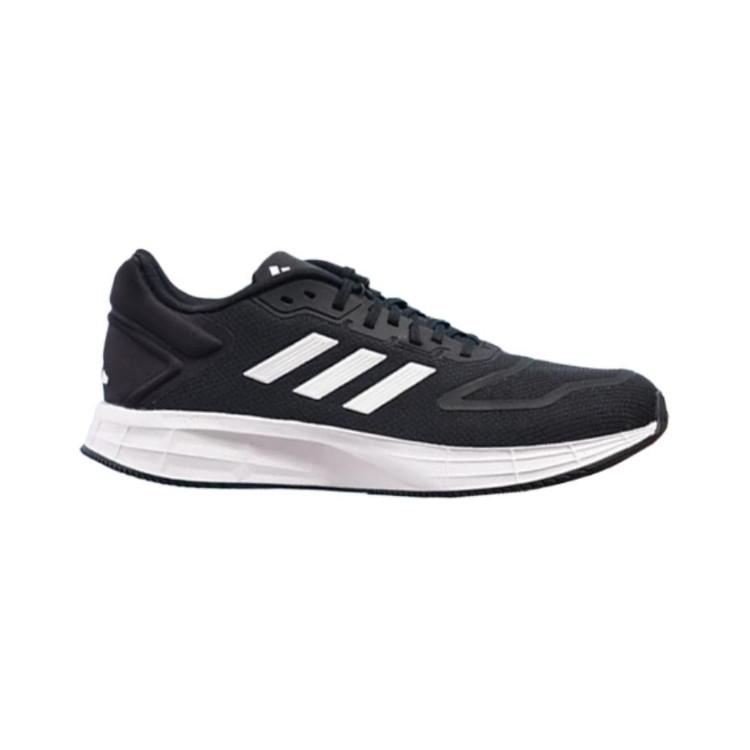 New Adidas Duramo 10 Abrasion Resistant Rebound Low Top Casual Running Shoes Men's Black White KJ4020