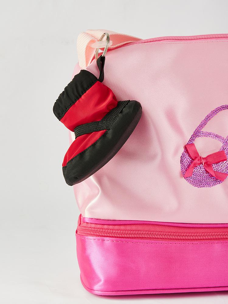 Ballet Warm Plush Keychain Dance Shoes: Women's Velvet Quilted PU Practice Shoes