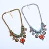 Fashion Alloy Geometric Short Necklace For Women With Silver Finish For Casual Wear