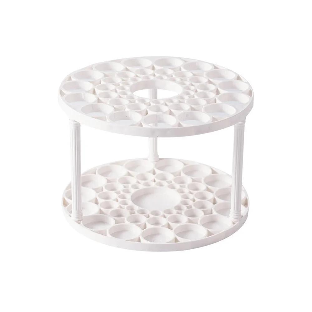 

Perforated Makeup Brush Holder, Multifunctional Desktop Cosmetic Organizer, Detachable Drying Storage Cup for Vanity and Beauty