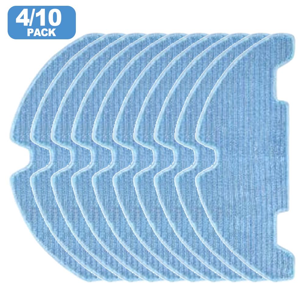 4/10pcs Washable Reusable Mop Pads For Lefant M310 Robot Vacuum Cleaner Parts Mop Cloth Replacement Accessories Microfiber