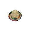 Mini Mexican Carnival Straw Hat Red Wine Bottle Hat Natural Woven Hat Party Decor Small Straw Hat Doll Dining Table Party Prop