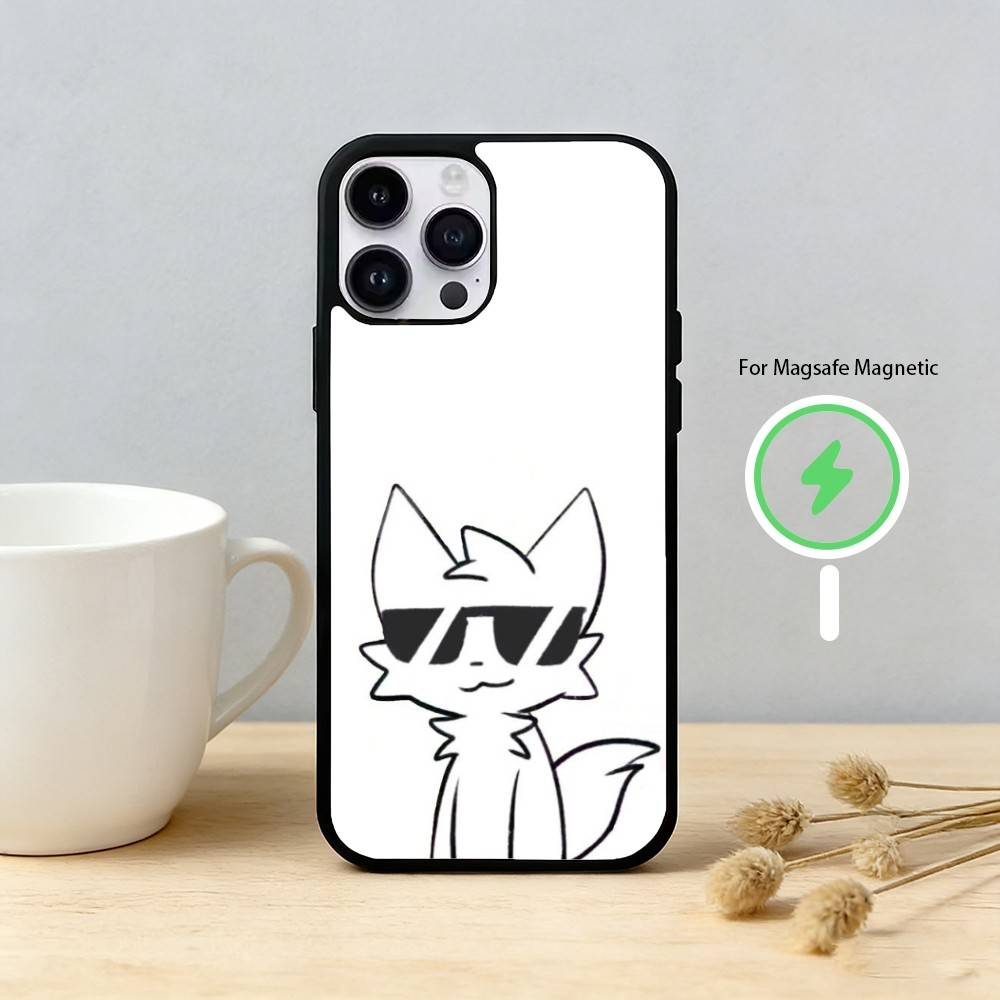 Boykisser Wallpaper Phone Case For iPhone 17/16/15/14/13/12/Plus/Pro/Max for Magnetic Wireless Charging