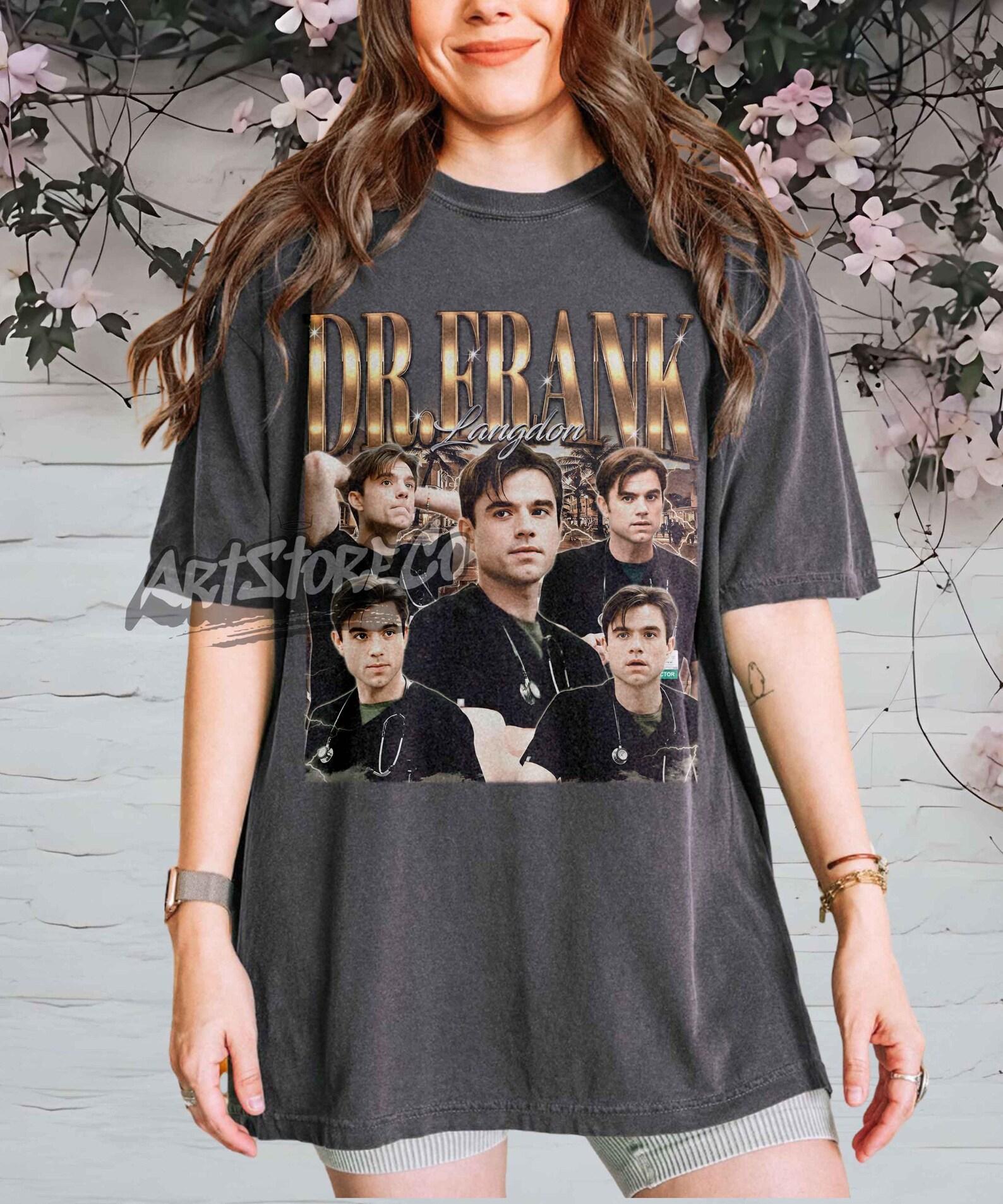 Dr. Frank Langdon Retro Graphic Tee, Unisex Heavy Cotton Apparel 2XL