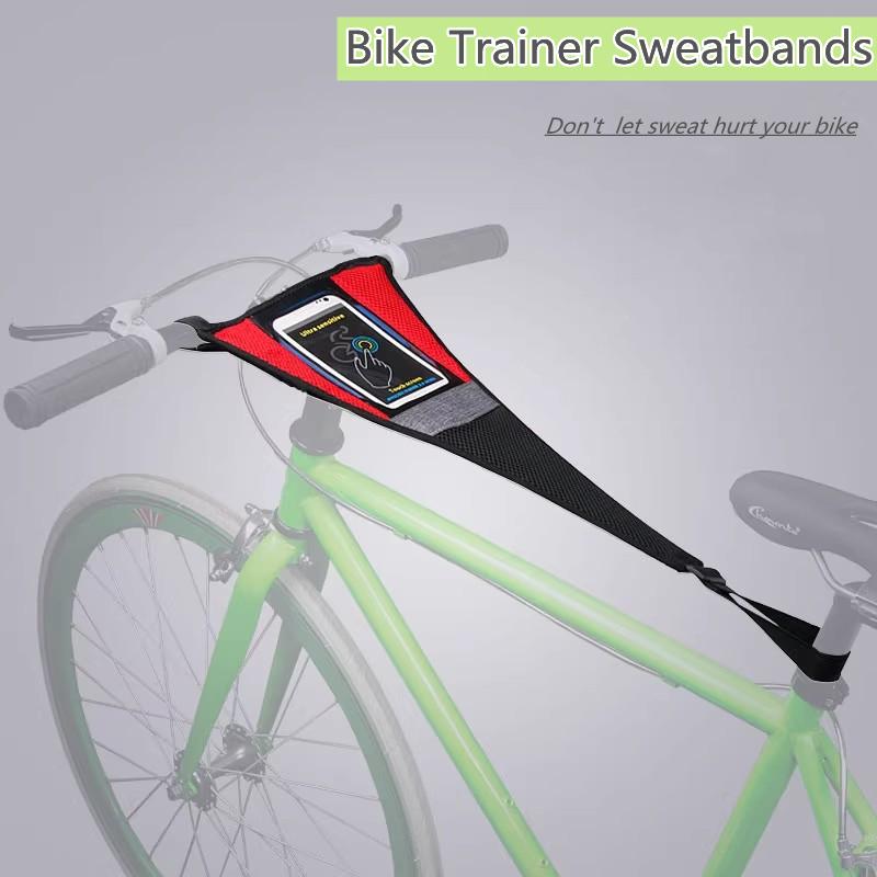 Bike Trainer Sweatbands Home Exercise Training Indoor Cycling Accessories Strong Durable Bicycle Sweatband Turbo Trainer Belt