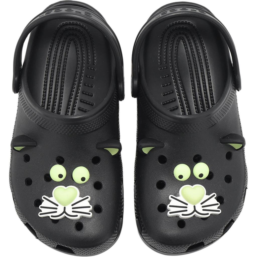 Crocs Classic Glow Black Cat Clog Comfortable Toddler Shoes Baby clogs 210387001