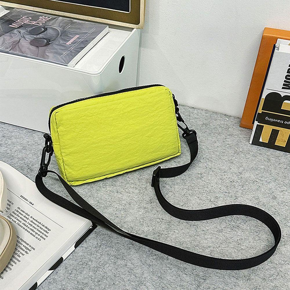 Versatile Lightweight Crossbody Bag Large Capacity Solid Color Mini Phone Bags Tissue Bags Everyday Travel