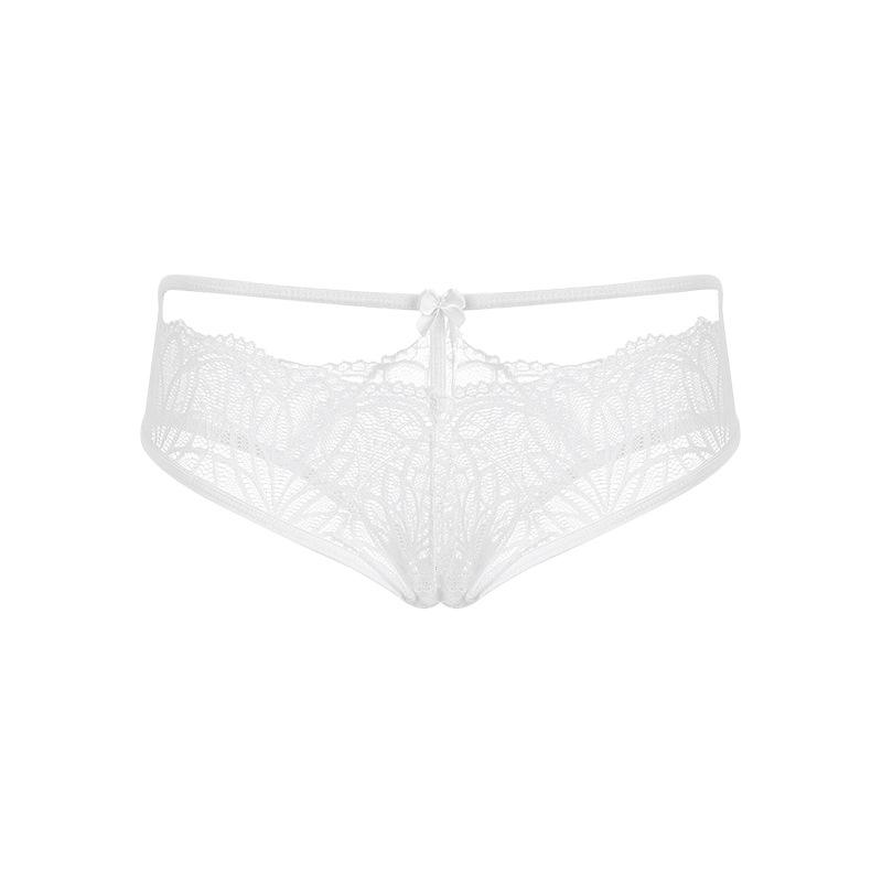 Women's Lace Sheer Cutout Comfy Low Rise Briefs