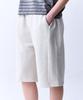 ADERNM Soft Flow Bermuda Elastic Waist Pants White Melange