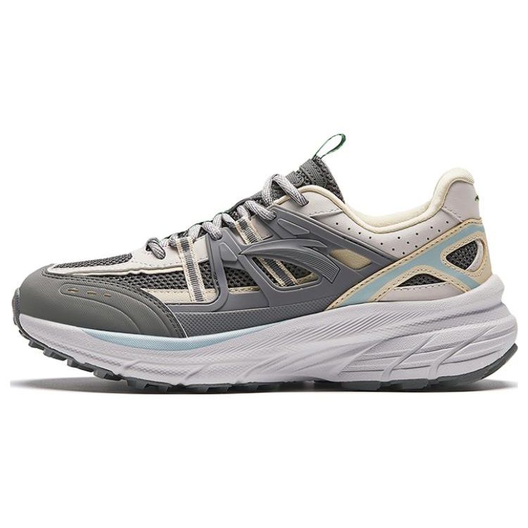 Anta AT955 Durable Low-Top Running Shoes Women Sneaker Black White Gray 922345598-4 39