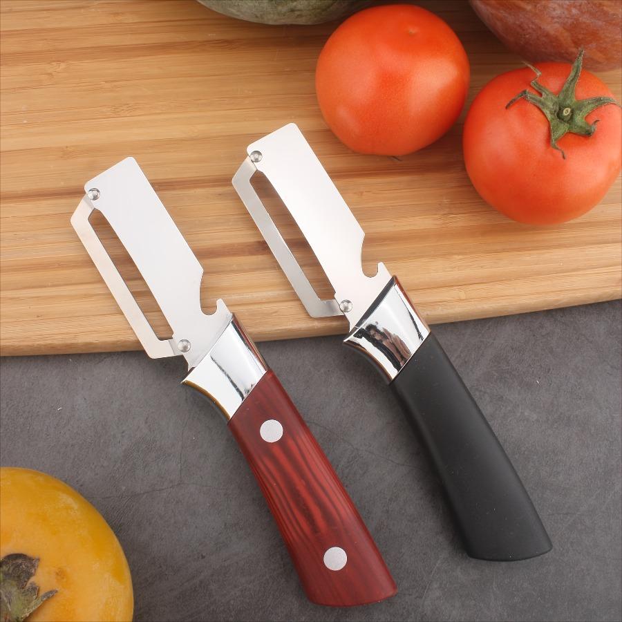 2-in-1 Peeler, Stainless Steel Multifunctional Vegetable Peeler and Bottle Opener