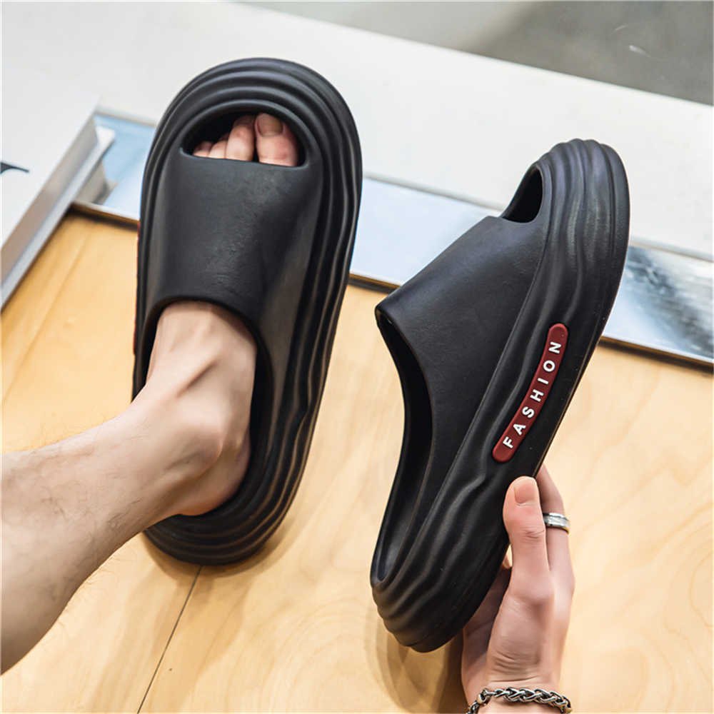 Fashion Thick Sole Lightweight Slippers 46 Men's Mule Sneakers Shoes Half-silver Sandal Sport Premium Model Temis Shoos Loafers