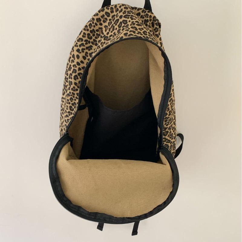 Student Backpack Women's Large Capacity Computer School Bag Trendy Leopard Print Backpack Backpack Women