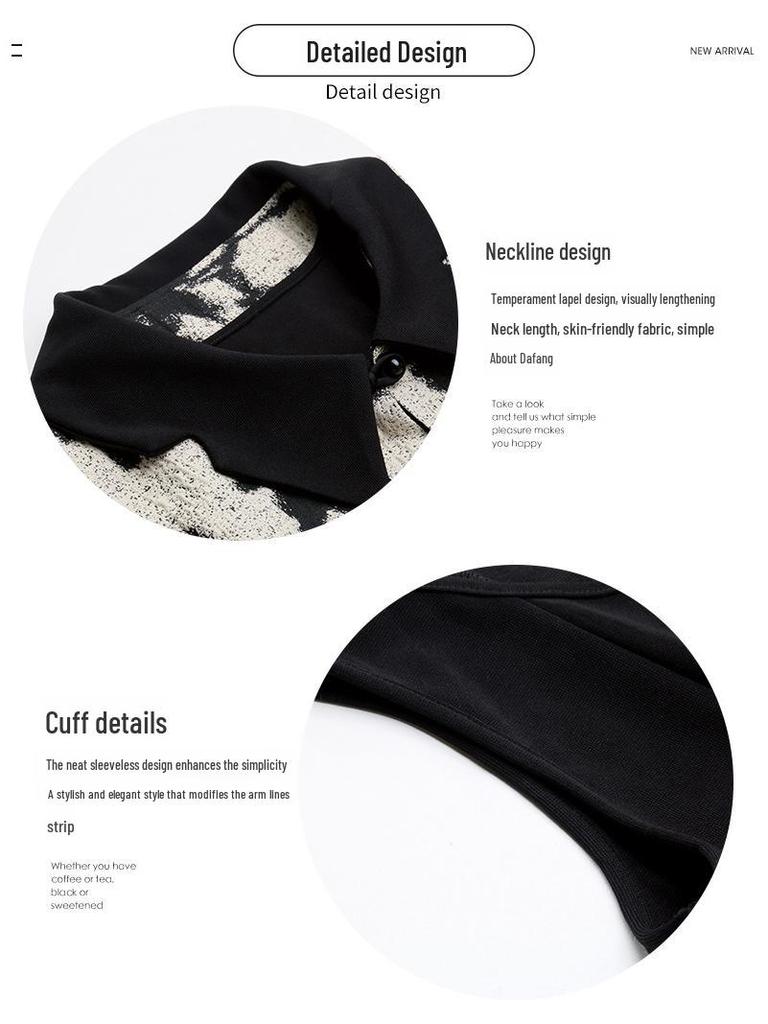 2024 Spring Women's Two-Piece Chinese Style Coat Dress - Small Size Fashion Suit Skirt