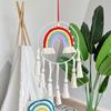 Dormitory Wall Window Handwoven Tassels Sky Rainbow Supplies for Home Office