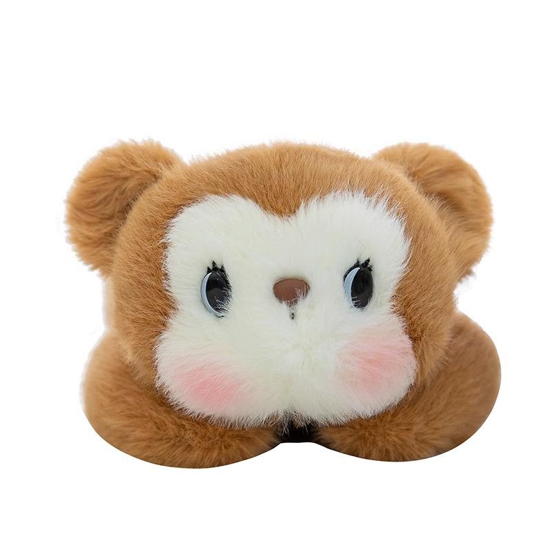 Milk puff palm doll child sleeping companion throw pillow animal plush toy doll