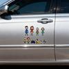 Funny Family Members Auto Stickers For Family Vehicles Decorative Decals PVC Water Resistant Easy Removal
