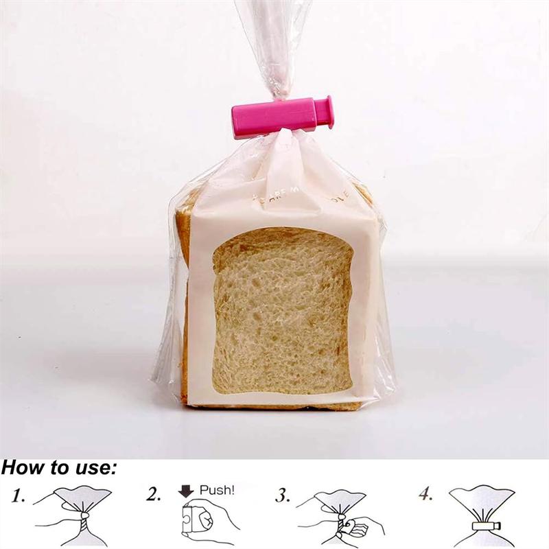 Snack Moisture Proof Sealing Clip Bread Bag Preservation Clip Plastic Bag Sealing Clip Milk Powder Bag Sealing Clips Practical