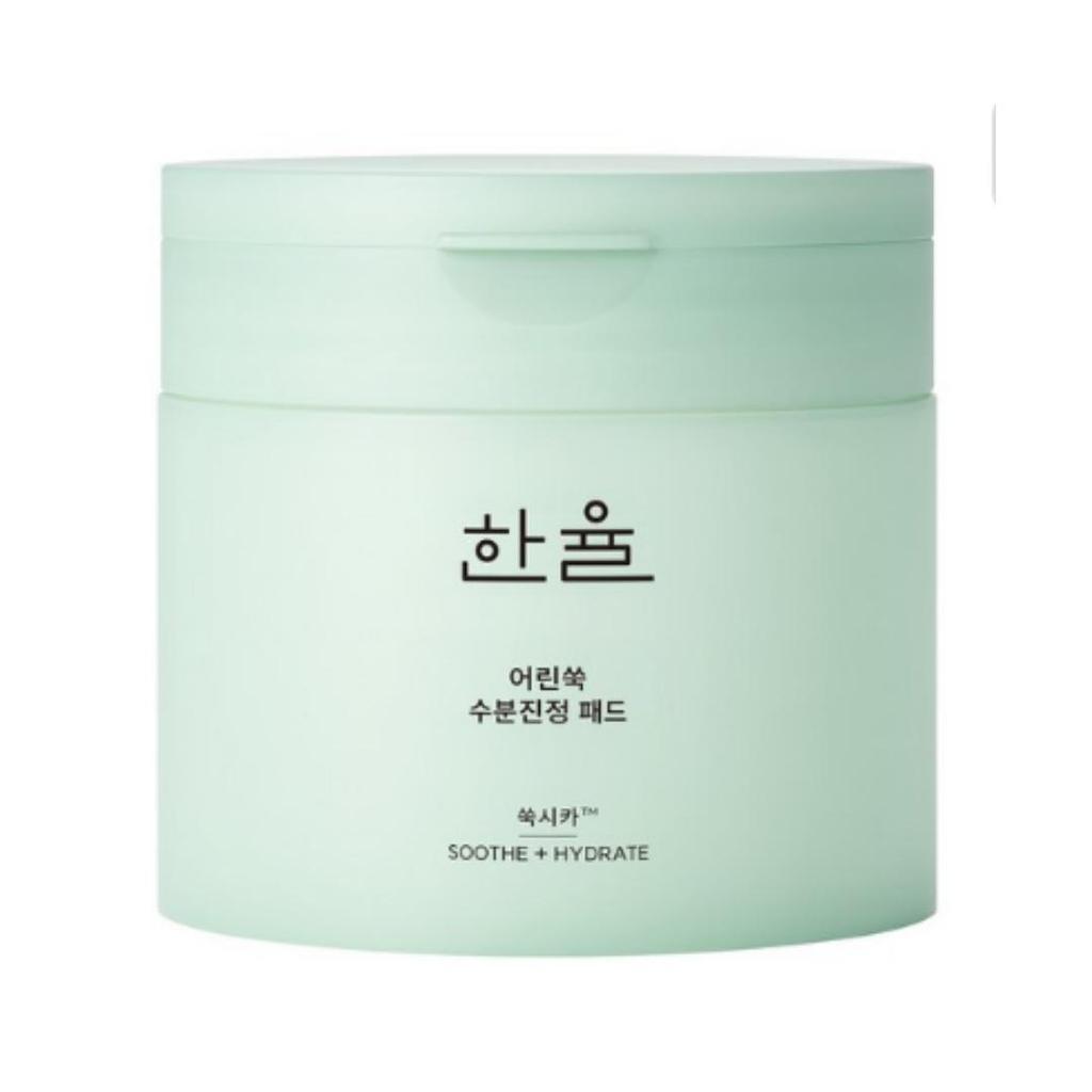 Hanyul Young Mugwort Soothing Moisture Pads — 170 ml, 60 pads (1 pack)