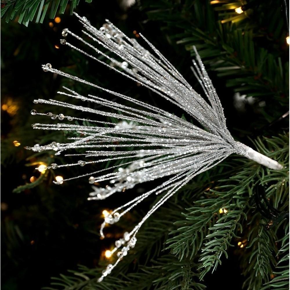 2pcs Floral Arrangements Artificial Flower Branches DIY Festive Floral Stems Tree Ornament