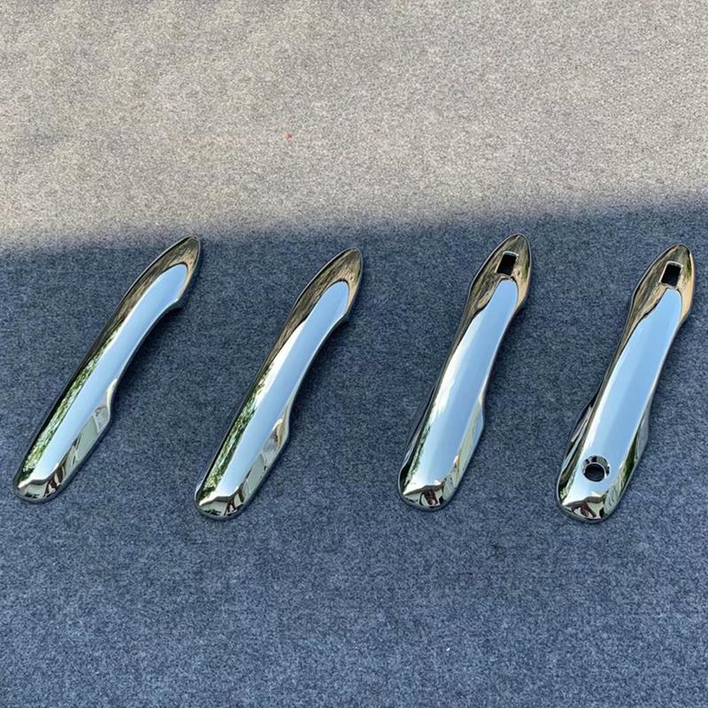 For Toyota Venza / Harrier  - 2024 Car Door Handle Decoration Protective Cover Trim Auto ABS Chrome Accessories Exterior