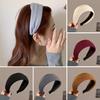 Women Headband Non-woven Fabric Wide-brimmed Headband Washing Face Makeup Small Face Hair Hoop Hair Accessory