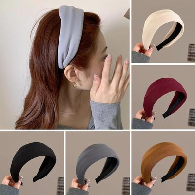 Women Headband Non-woven Fabric Wide-brimmed Headband Washing Face Makeup Small Face Hair Hoop Hair Accessory