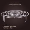 304 Stainless Steel Steaming Rack for Rice Cooker - Waterless Heat, Versatile Bun Steamer with High Legs.