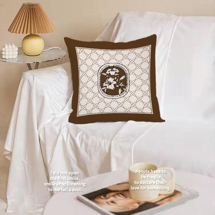 American Retro Art Pillow Case Living Room Sofa Bedroom Backrest Cushion Geometric Art Pillow Home Decoration