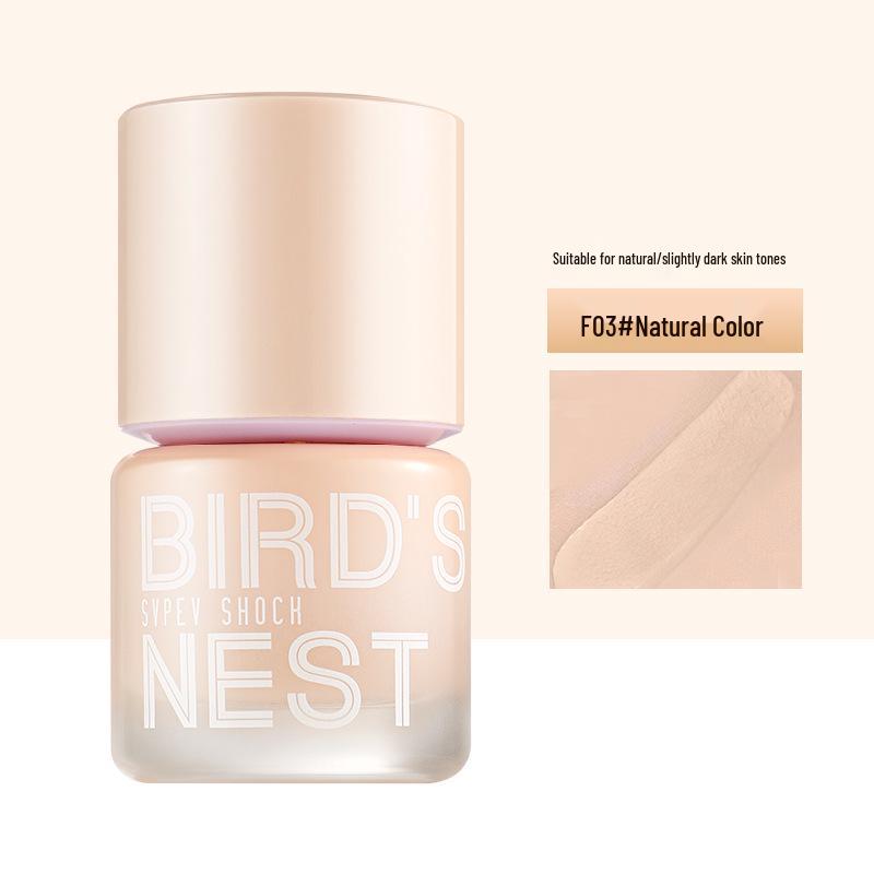 

Zibo Cai Bird s Nest Nourishing Long-Lasting Foundation - Light, Breathable, Moisturizing, Non-caking, Hydrating, Crease-free, Transfer-resistant.