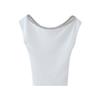 Fashion Style 2024 Summer New Arrival Women's Clothing Stylish Silm Easiest for Match Ball Decoration Plain Stitch Tops T-shirt 3920028