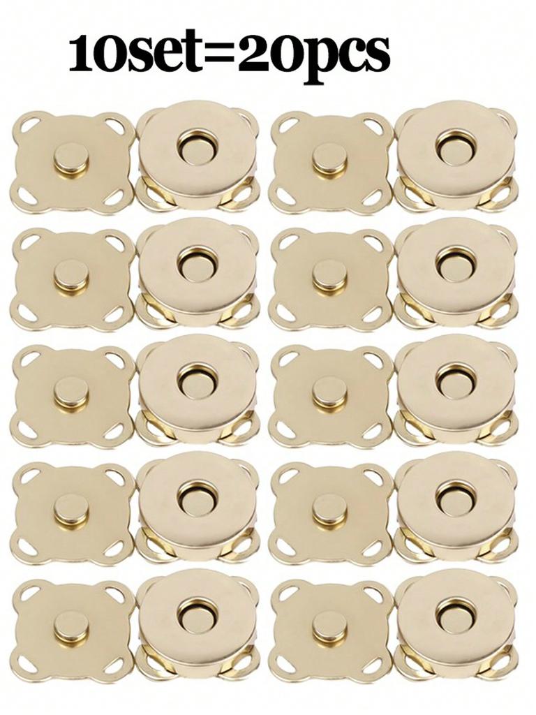 Plum Blossom Magnetic Buckle Curtain Hand Sewn Invisible Magnetic Suction Buckle Anti Light Leakage Mother and Child Button